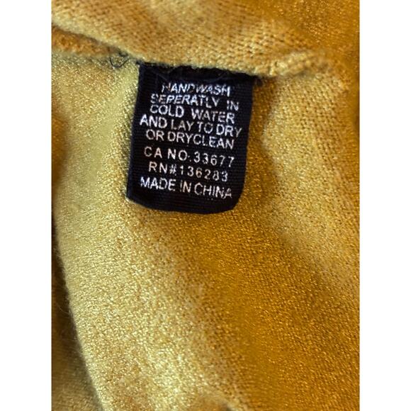 Orange Fashion Village Supersoft Boatneck Sweater O/S Mustard - Picture 6 of 6